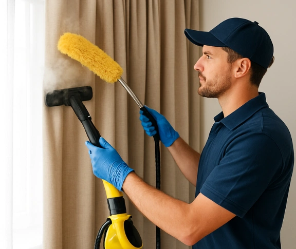 Trusted blind cleaning technician Matty Curtain Cleaning viewbank-vic QLD